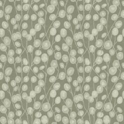 Lunaria Wallpaper • Floral Wallpaper • Green • Swatch