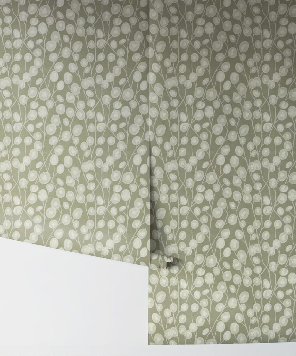 Lunaria Wallpaper • Small Flower Wallpaper • Milton & King
