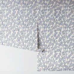 Lunaria Wallpaper • Floral Wallpaper • Linen • Rolls