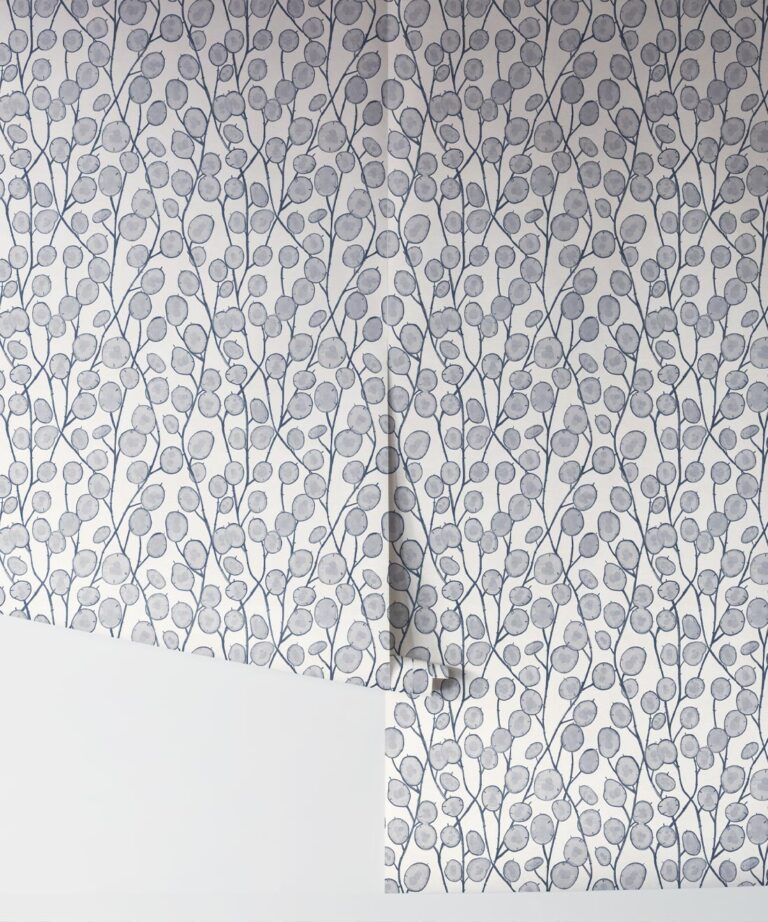 Lunaria Wallpaper • Small Flower Wallpaper • Milton & King