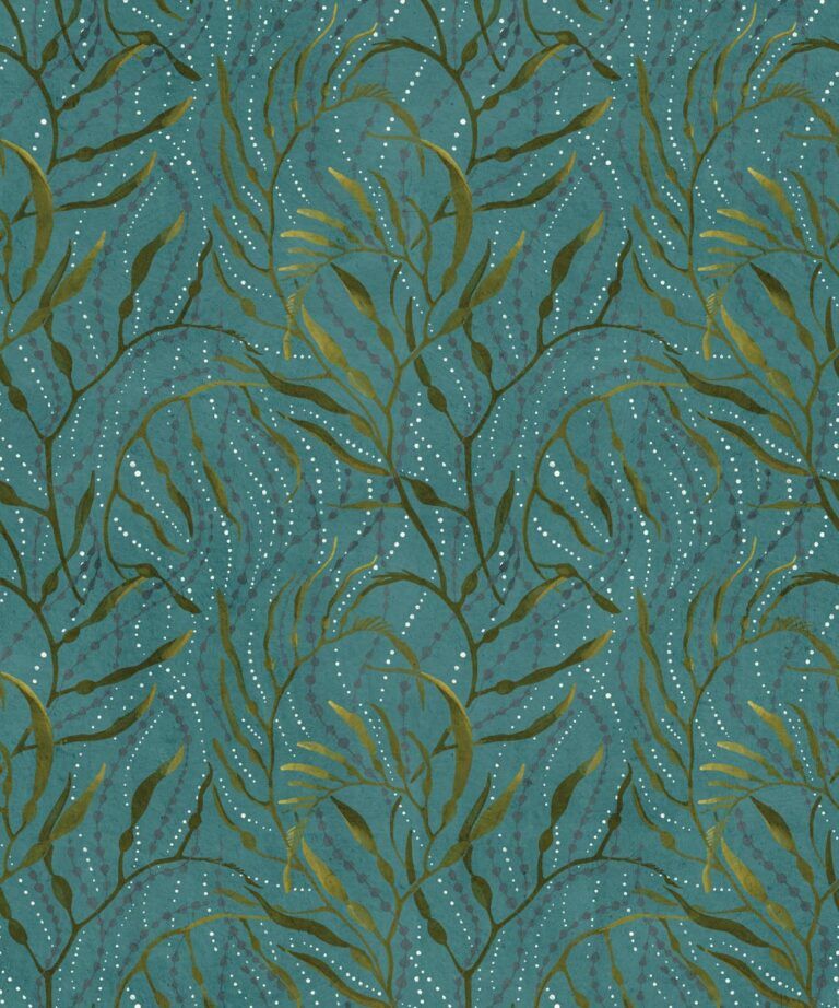 Neptune’s Necklace Wallpaper • Sea Bed Wallpaper • Milton & King