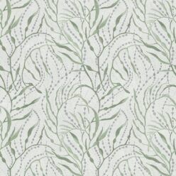 Neptunes Necklace Wallpaper • Floral Wallpaper • Light Green • Swatch
