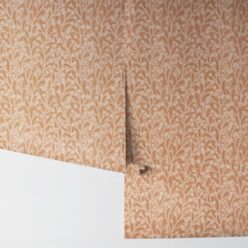 Petals Wallpaper • Floral Wallpaper • Terracotta • Rolls