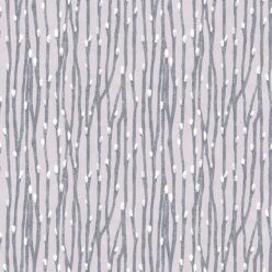 Pussy Willow Wallpaper • Floral Wallpaper • Gray • Swatch
