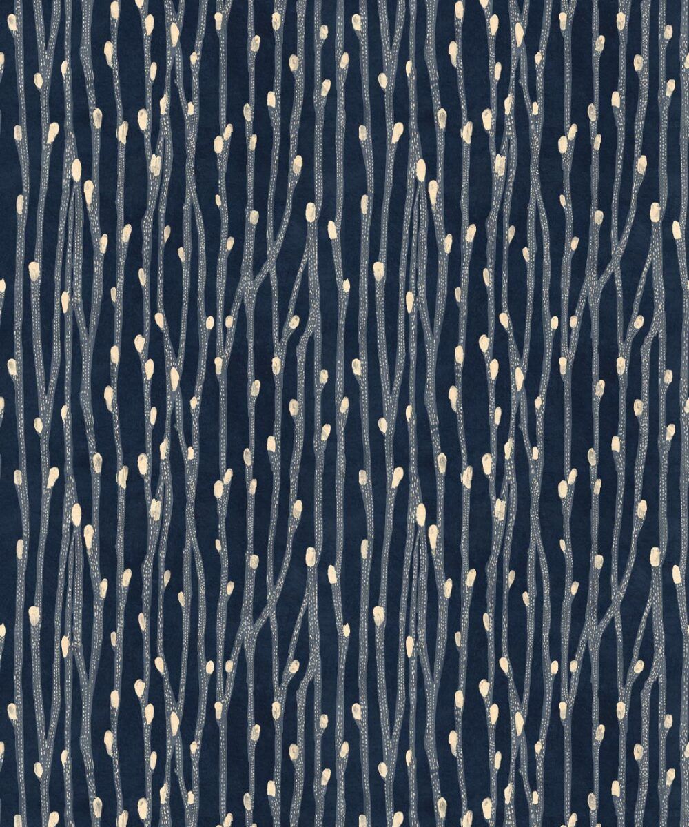 Pussy Willow Wallpaper • Abstract Botanical Wallpaper • Milton & King