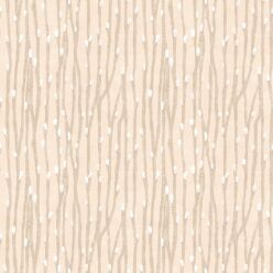 Pussy Willow Wallpaper • Floral Wallpaper • Nude • Swatch