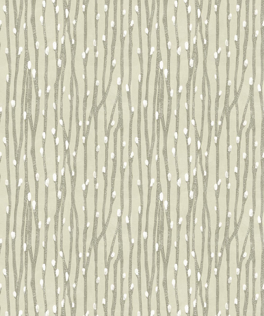 Pussy Willow Wallpaper • Floral Wallpaper • Willow • Swatch