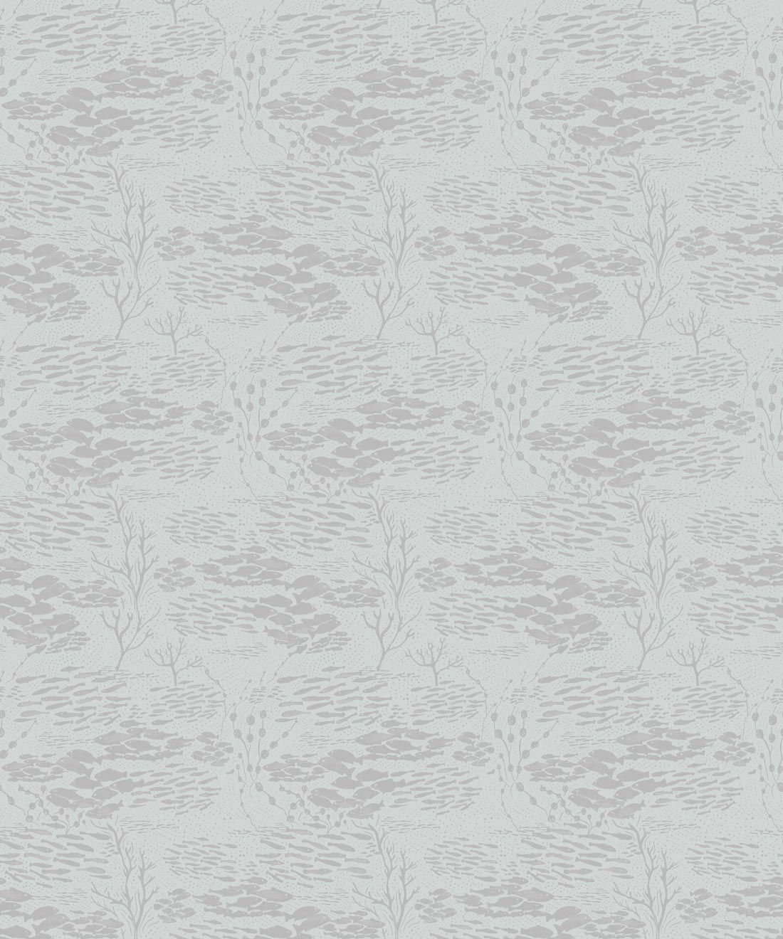 Shoal Wallpaper • Floral Wallpaper • Light Gray • Swatch