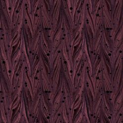 Antique Straight Wallpaper • Floral Wallpaper • Garnet • Insitu