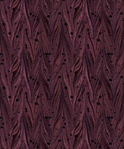 Antique Straight Wallpaper • Floral Wallpaper • Garnet • Insitu