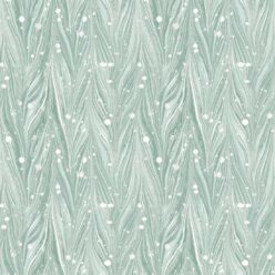 Antique Straight Wallpaper • Floral Wallpaper • Sea Spray • Swatch