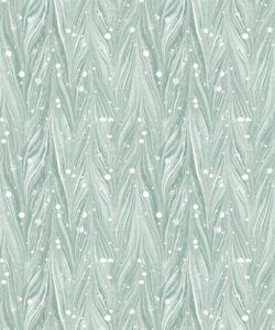 Antique Straight Wallpaper • Floral Wallpaper • Sea Spray • Swatch