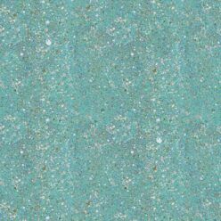 Marble Confetti Wallpaper • Aqua • Insitu • Swatch
