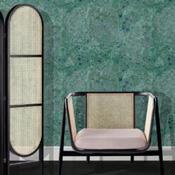 Rock Marbling Wallpaper • Marble Wallpaper • Green • Insitu