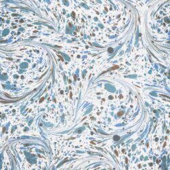 Marble Swirls Wallpaper • Flowing Stone • Blue • Swatch