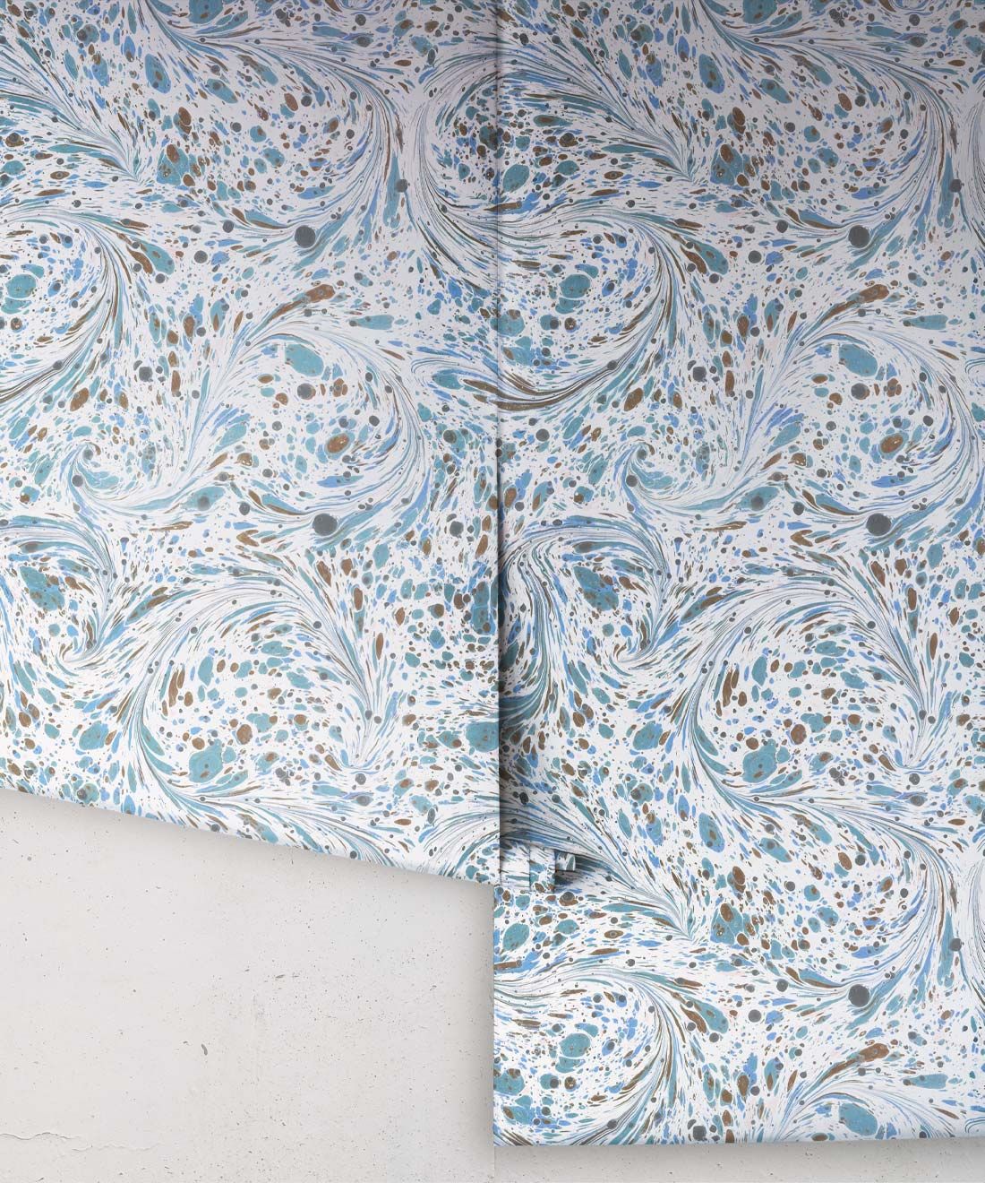 Marble Swirls Wallpaper • Marble Wallpaper • Blue • Rolls