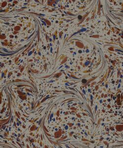 Marble Swirls Wallpaper • Flowing Stone • Chocolate • Insitu • Swatch