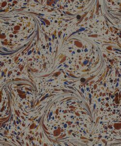 Marble Swirls Wallpaper • Flowing Stone • Chocolate • Insitu • Swatch