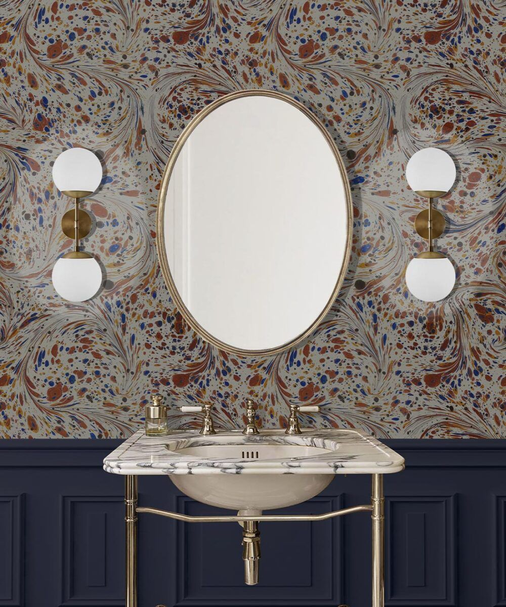 Marble Swirls Wallpaper • Beautiful Flowing Stone • Milton & King