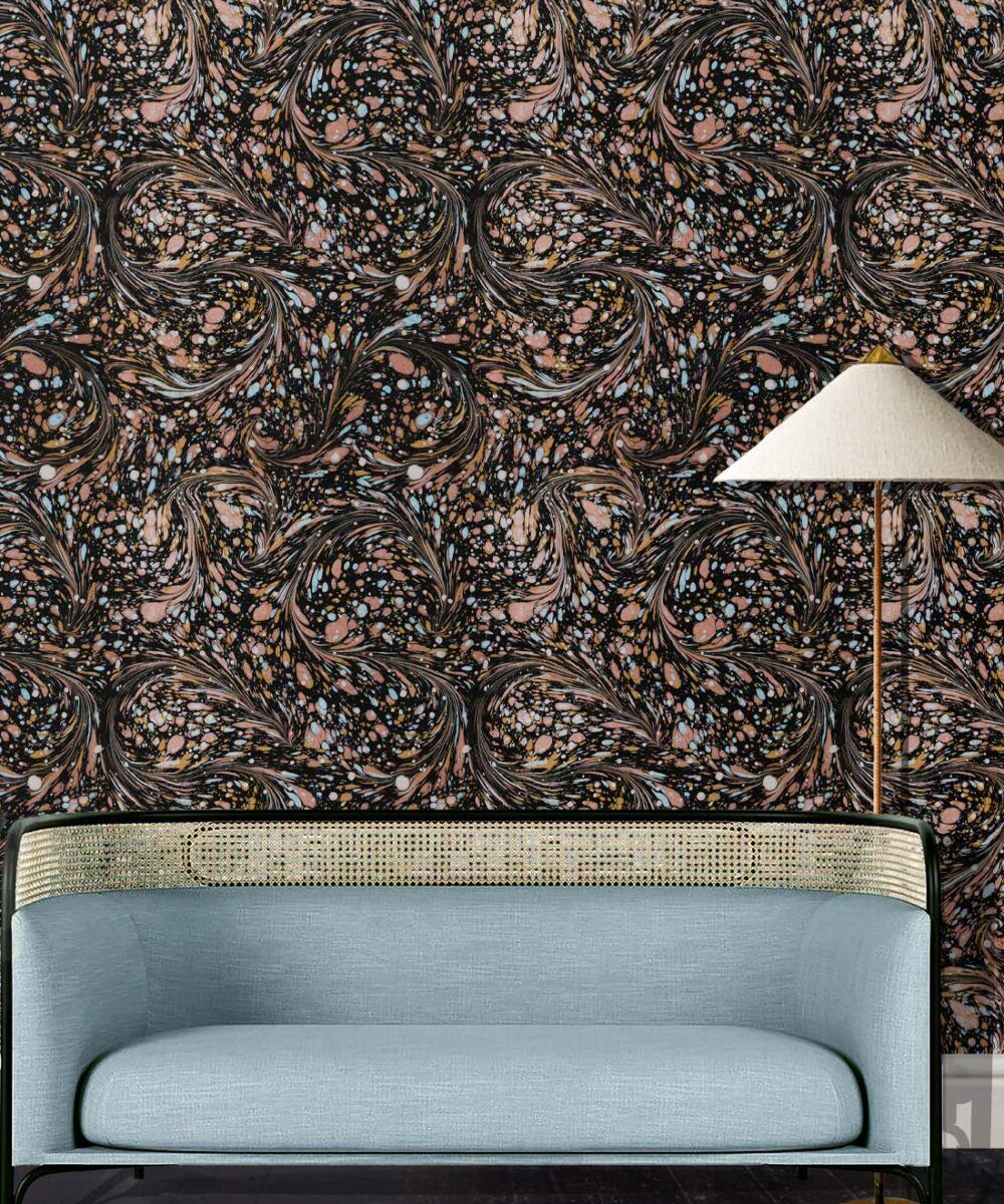 Marble Swirls Wallpaper • Beautiful Flowing Stone • Milton & King