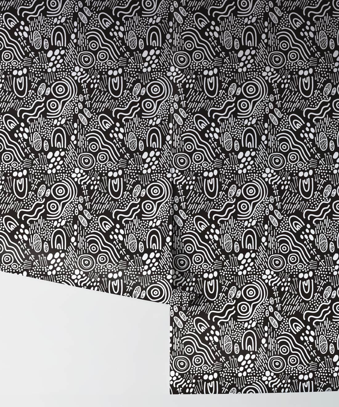 Landscapes Wallpaper • geometric • Black & White • Rolls