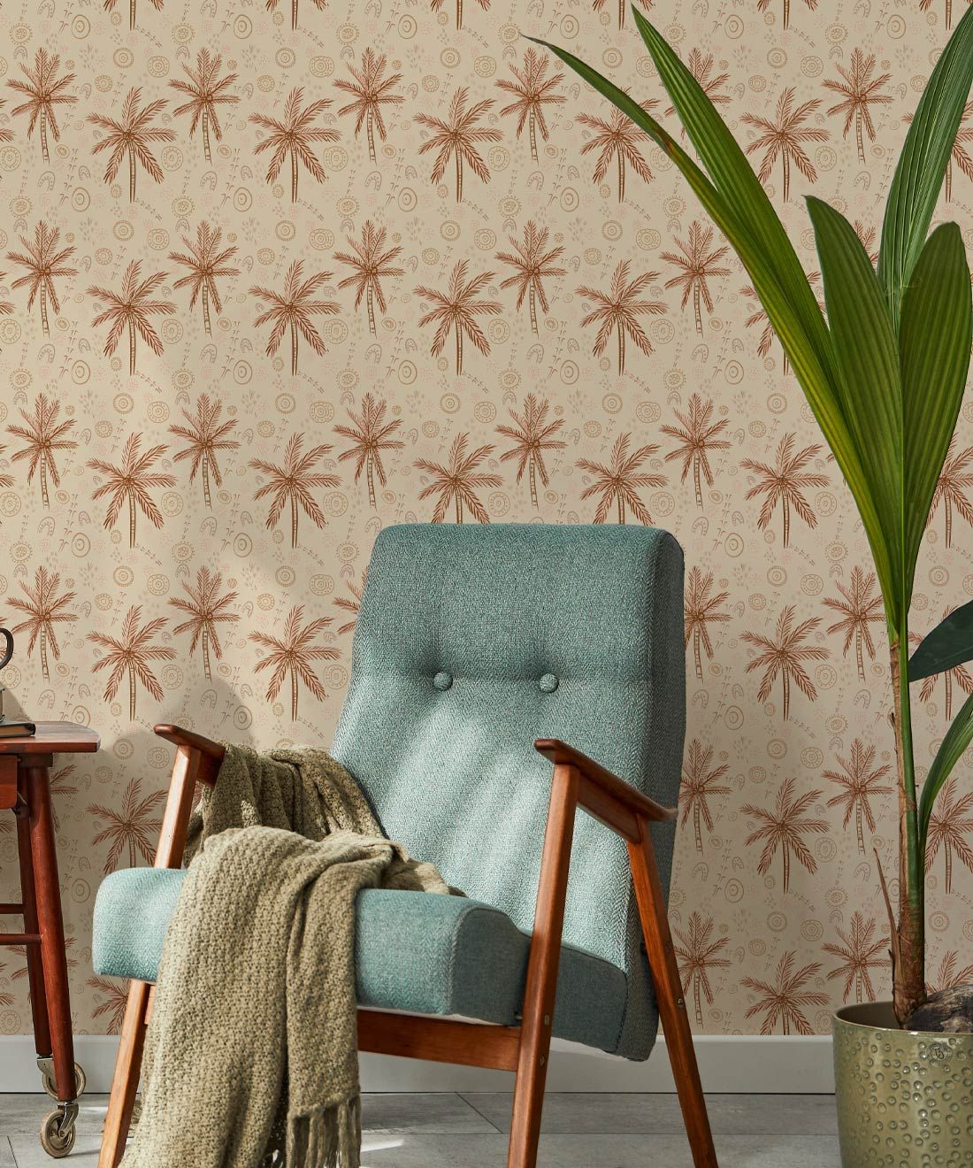 People On Country Wallpaper • Trees • Cream • Insitu