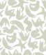 Down Face Dog Wallpaper • Soothing • Sage Green • Swatch