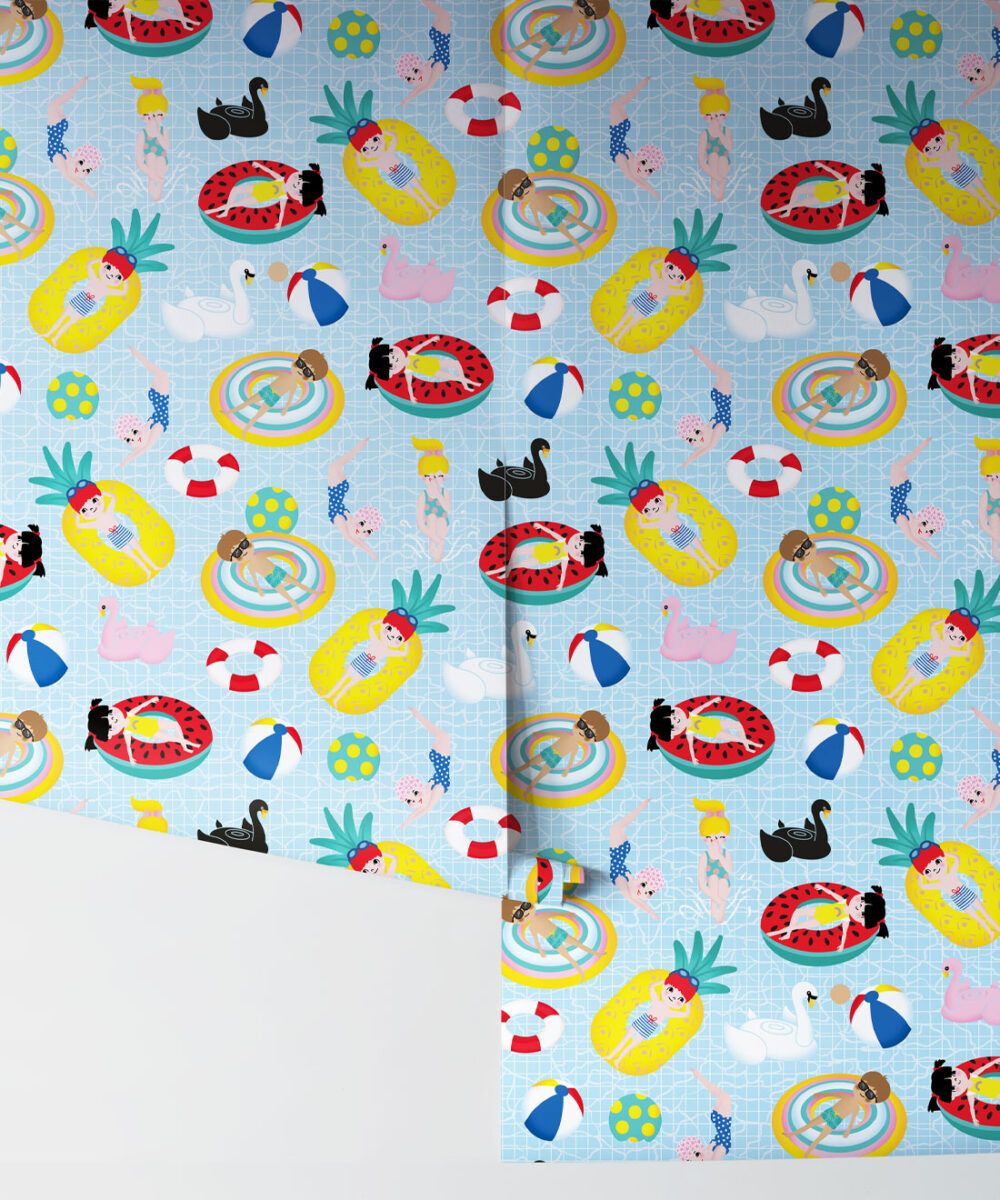 Pool Float Wallpaper • Playful Kids Design • Milton & King