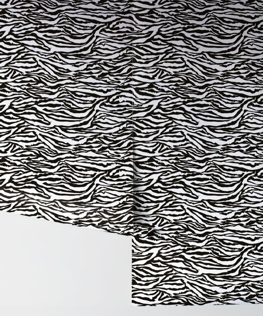 Zebra Stripe Wallpaper • Animal Print Wallpaper • Milton & King