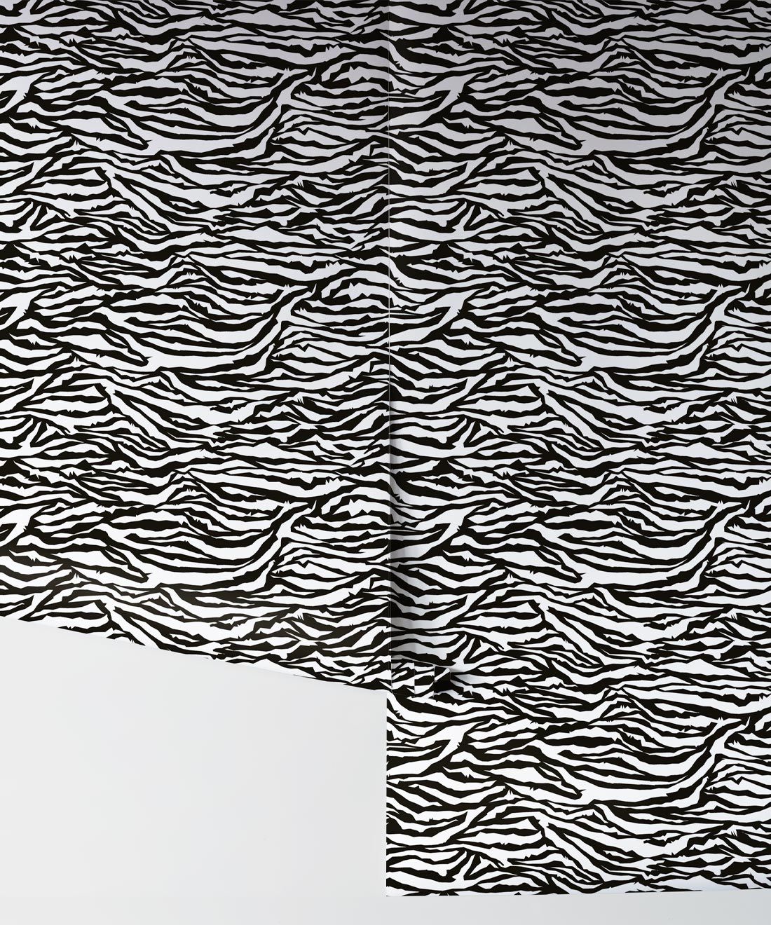 Zebra Stripe Wallpaper • geometric • Monochrome • Rolls