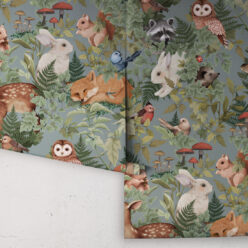 In The Woods Wallpaper • Children's Wallpaper • Chateau • Roll