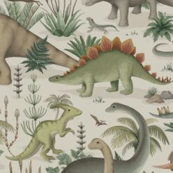 Prehistorica Wallpaper • Dinosaur Wallpaper • Fossil • Swatch