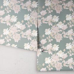 Protea Wallpaper • Floral Wallpaper • Olive Grove • Roll