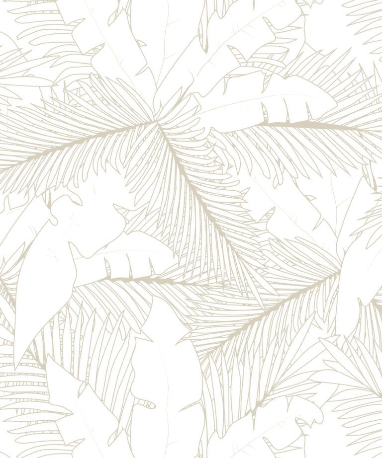 Art Deco Palm Wallpaper • Palm Leaf Design • Milton & King USA