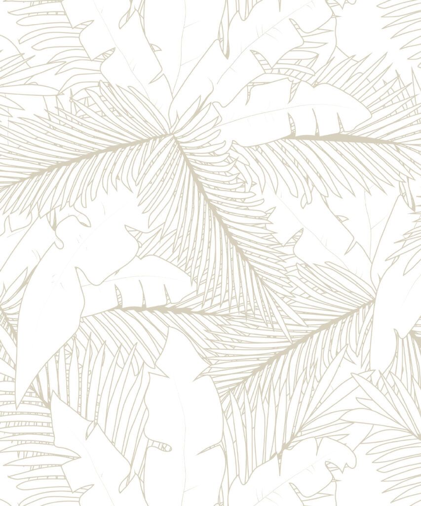 Art Deco Palm Wallpaper • Palm Leaf Design • Milton & King USA