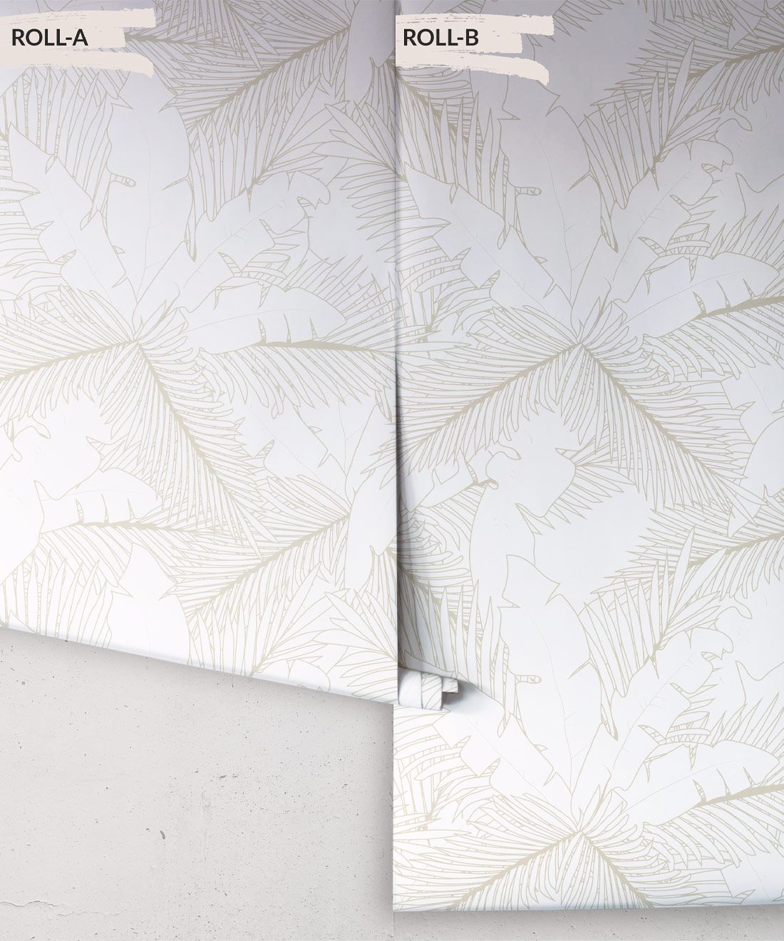Art Deco Palm Wallpaper • Tropical Wallpaper • Brass • Roll