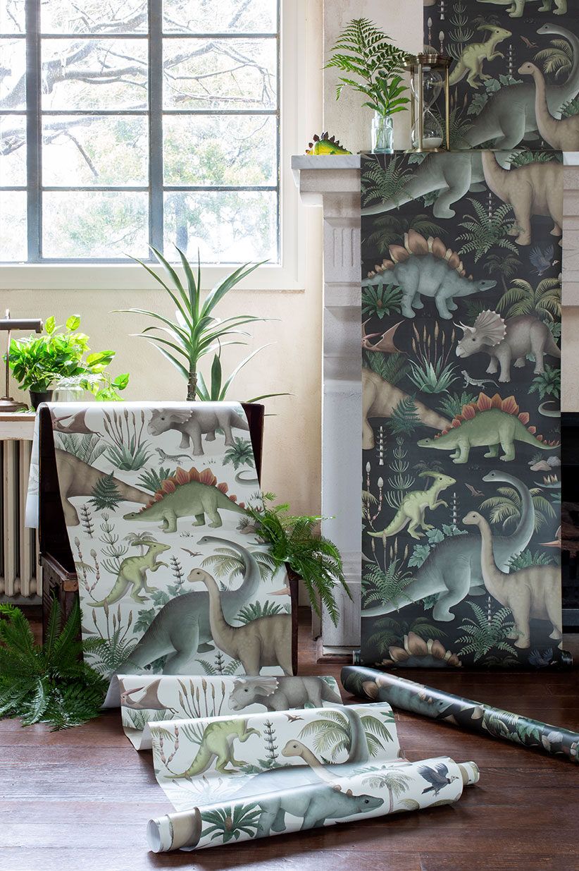 Prehistorica Wallpaper Insitu • Milton & King