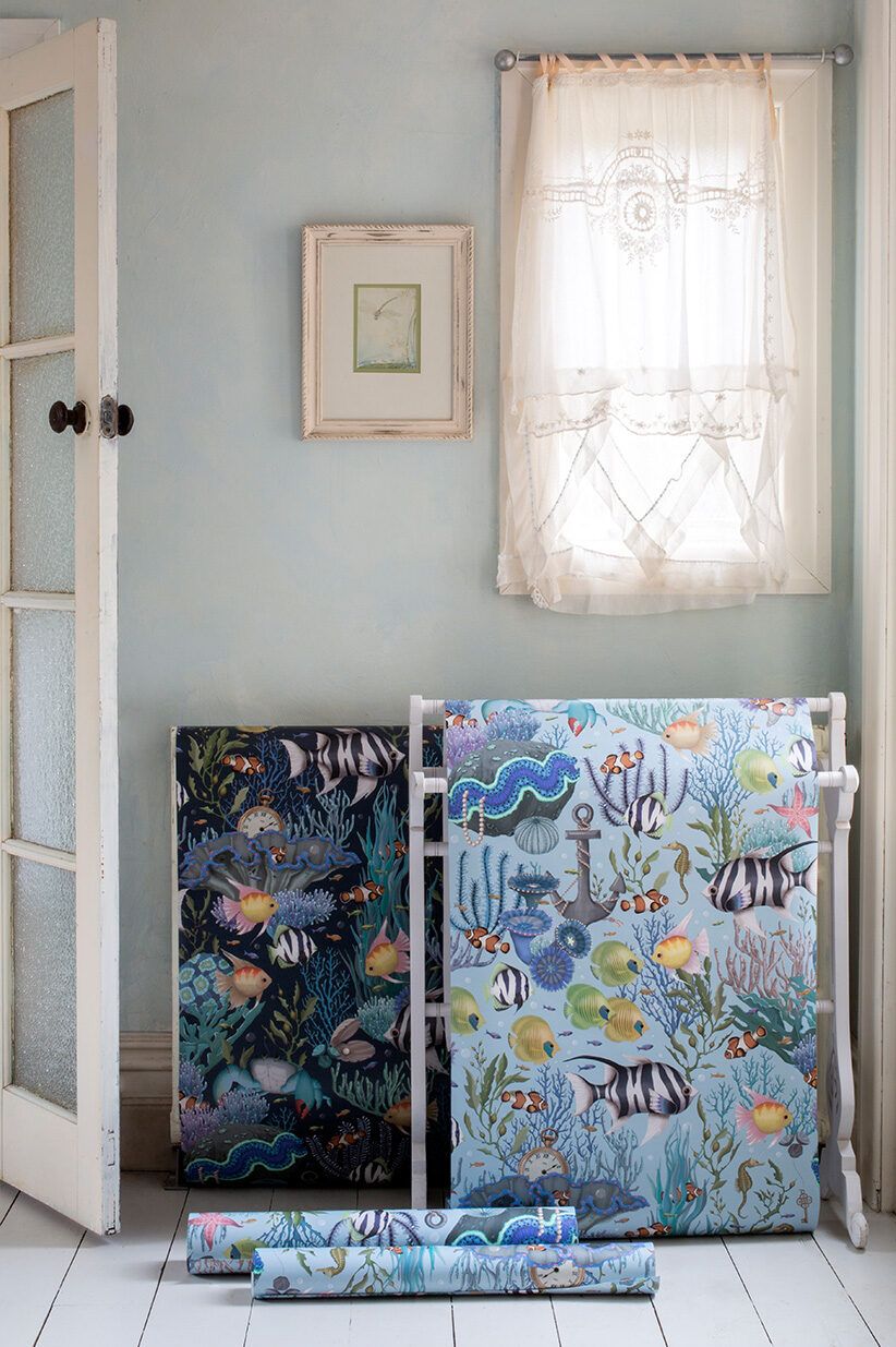 Treasure Reef Wallpaper Insitu • Milton & King