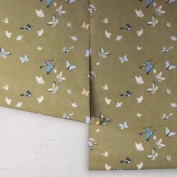 Bamboo Wallpaper • Olive • Rolls