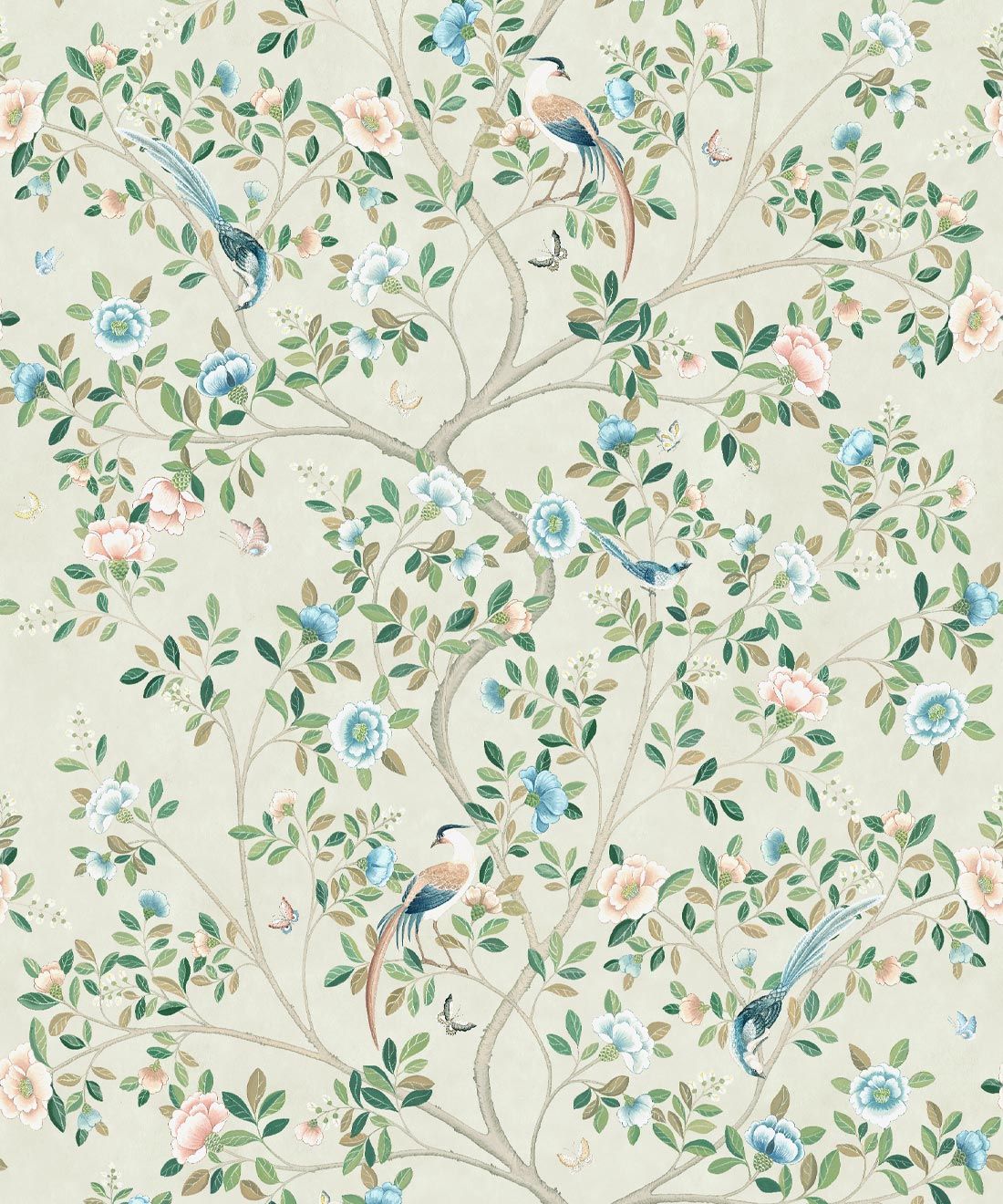 Camellia Tree Mural • Beige • Swatch
