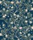 Camellia Tree Mural • Navy • Swatch