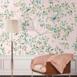 Camellia Tree Mural • Pink • Insitu