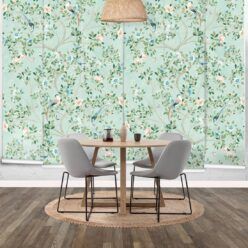 Camellia Tree Mural • Powder Blue• Rolls