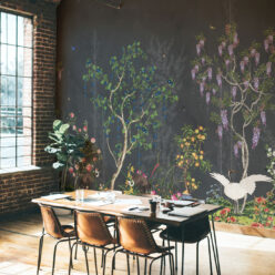Oriental Garden Mural • Night • Part 1 • Insitu