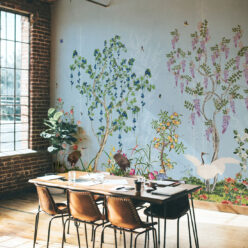 Oriental Garden Mural • Sky • Part 1 • Insitu