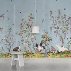 Oriental Garden Mural • Sky • Part 2 • Insitu
