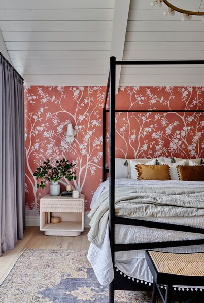 Blooming Joy • Peach • Bowers Construction • Wallpaper Trends 2023
