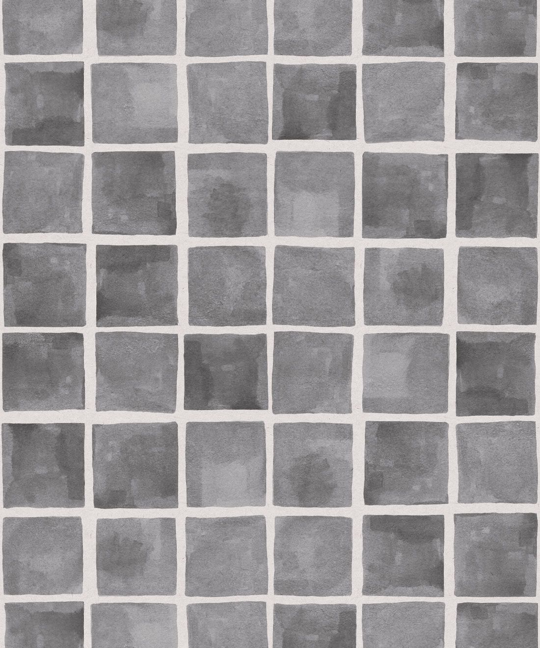 Carée Wallpaper • Charcoal White • Swatch