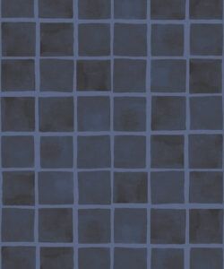 Carée Wallpaper • Midnight Navy • Swatch
