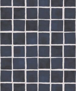Carée Wallpaper • Midnight White • Swatch